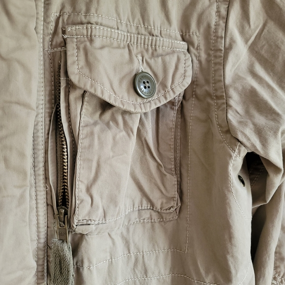 Gap Kids cargo jacket khaki, large - Picture 2 of 4
